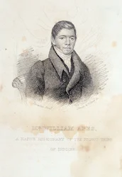 Portrait of William Apes, Engraved by Illman and Pilbrow
